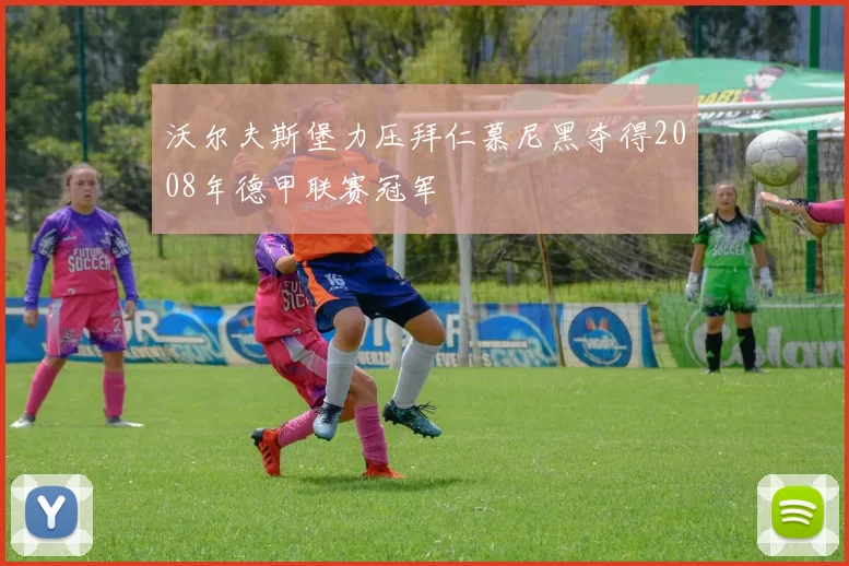 沃尔夫斯堡力压拜仁慕尼黑夺得2008年德甲联赛冠军